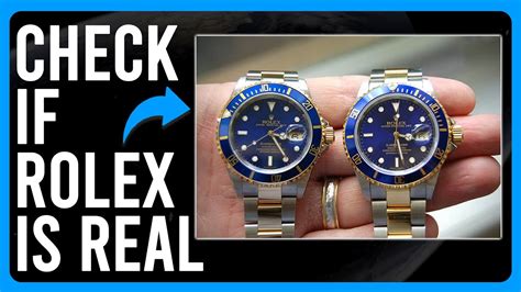 how can you tell if a gold rolex is real|is my rolex real.